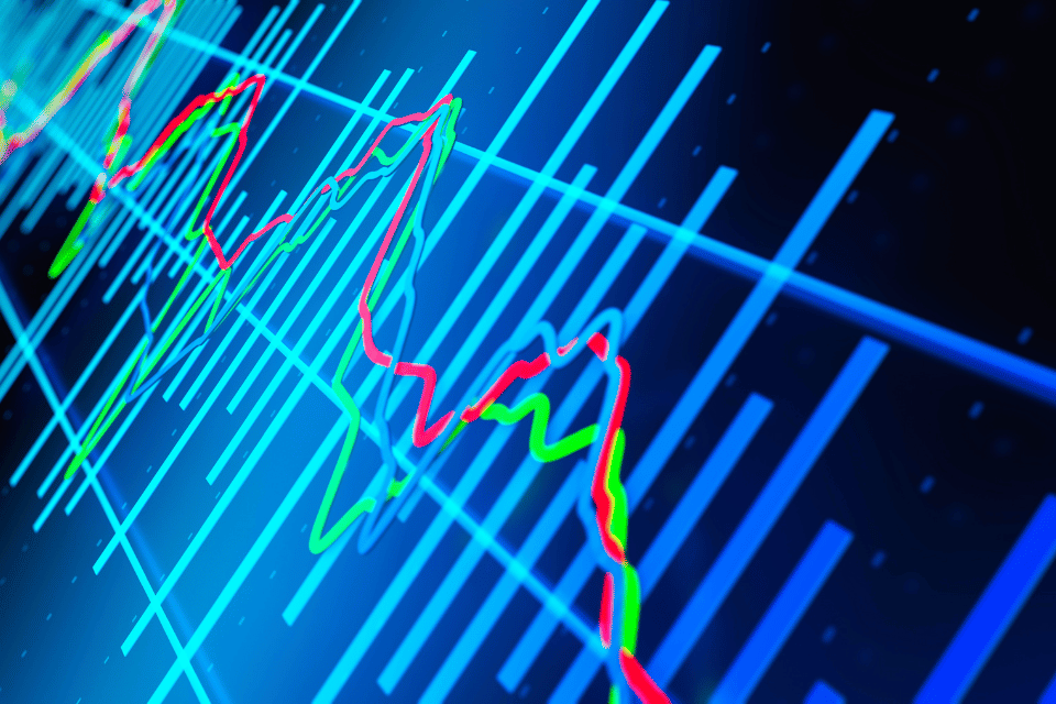 3D composite illustrations representing economic statistics